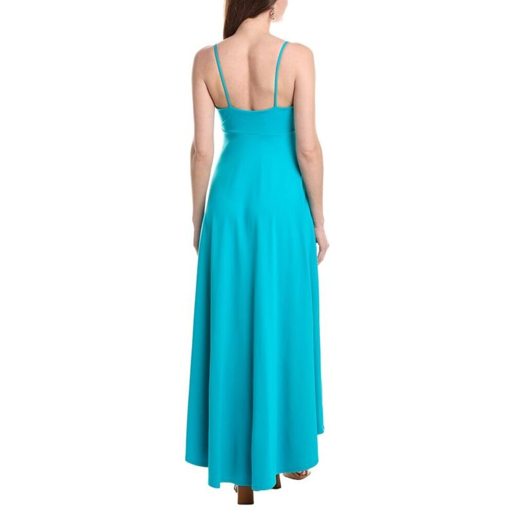 Susana Monaco Womens  Sweetheart String High-Low Maxi Dress, Blue - Picture 2 of 3